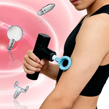 Massage Gun Head Attachments for 12-19mm Shaft, Replaceable Silicone Fascia Gun Head,   Fitness Accessories for Muscle Relief