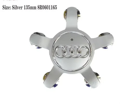 4pcs Audi Wheel Center Cap Hub Covers 60mm-135mm Car Styling Badge Auto Accessories Compatible with A3 A4 A5 A6 A7 S4 Q7 Q3