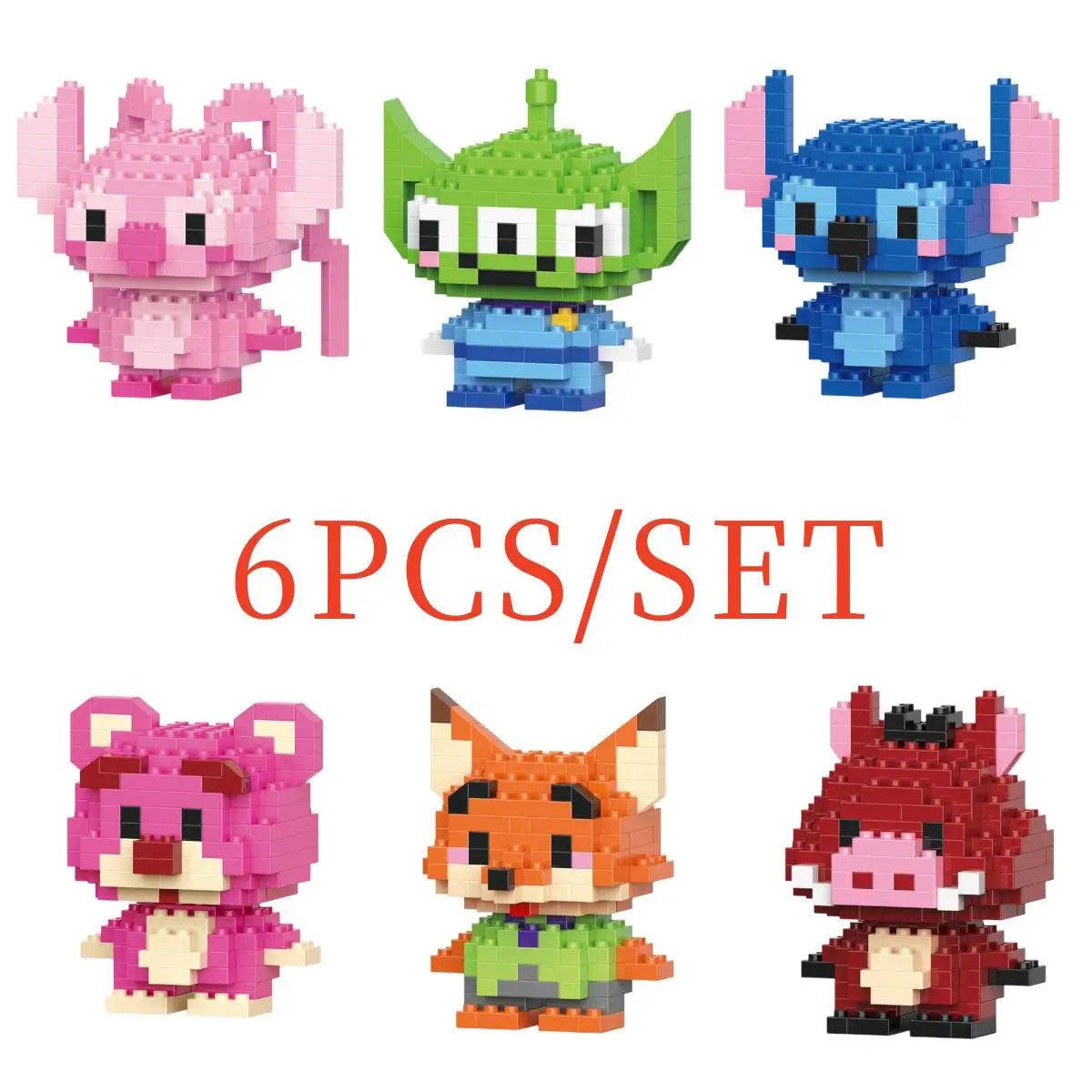 Cartoon Anime Hello Kitty Panda Refrigerator Magnet Blocks Kuromi My Melody Cinnamoroll Building Blocks Toy Kids Birthday Gift