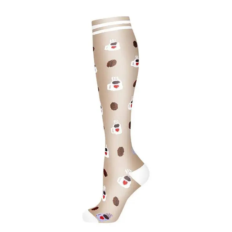 New Compression Socks Varicose Vein Nurse Sports Running Calf Pressure Stockings Protect Bare Feet Support Gradient Pressure