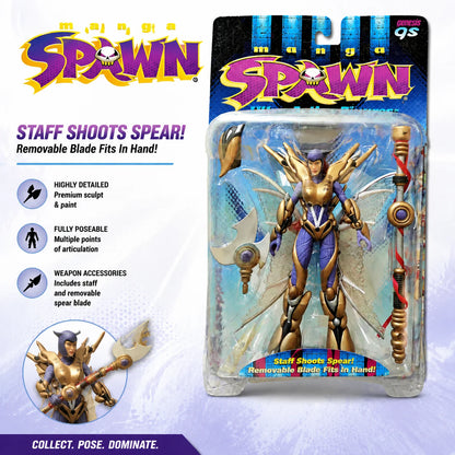 Vintage 1997 Spawn The Goddess Ultra 6" Action Figure, Rare Retro Highly Detailed Collectible Model For Hobby Collectors