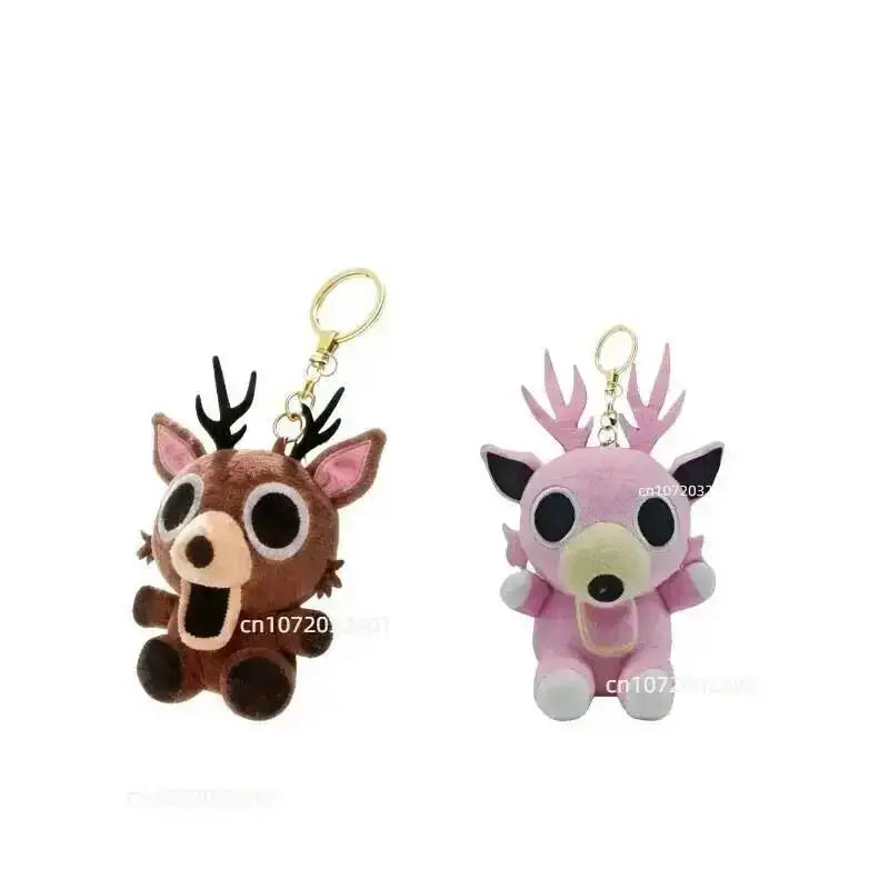 2026 New 99 Nights In The Forest Plush Game Merchandise Brown Stand And Sit Elk Deer White Owl Stuffed Doll Pillow For Kid Gifts