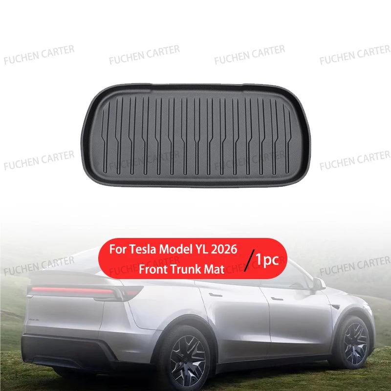 For Tesla NEW Model YL Launch 2026+ Car Floor Mats Car Four Seasons Waterproof Non-slip Floor Mat TPE Special Car Accessories