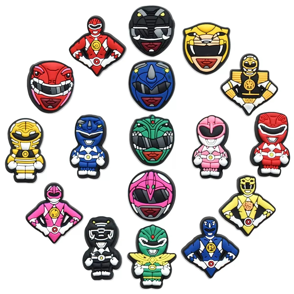 17-100pcs Cartoon Animation Team Shoe Charms PVC DIY Shoes Decoration Sandal Accessories Buckle for Kids Man Party Gifts