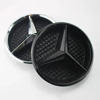 For Mercedes Benz 3D Car Grill Emblem Star Badge Front Grill Logo W204 W205 W213 X253 A B C E S CLA GLB GLC GLE GLS Accessories1