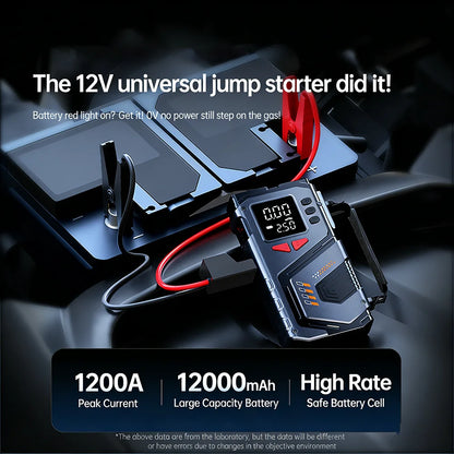 YIJU Car Jump Starter And Air Inflator 10.2 Bar Fast Fill -40°C-80°C Low-Temp Work Battery with Tire Monitoring Portable Charger