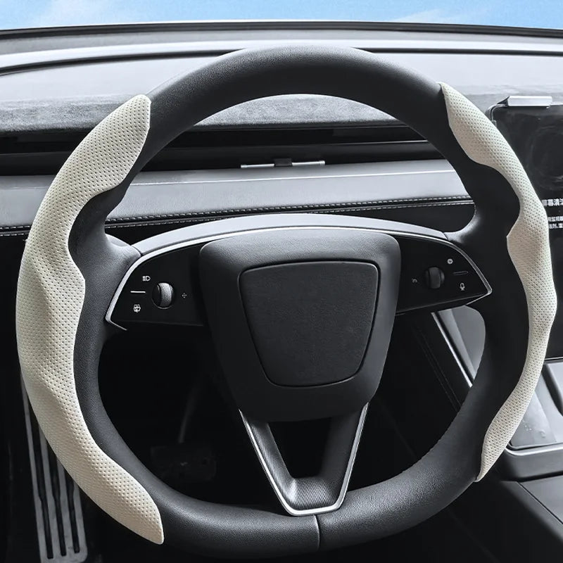 For Tesla Model Y Juniper 2025+ Steering Wheel Cover All Season Universal Sports Steering Wheel Cover