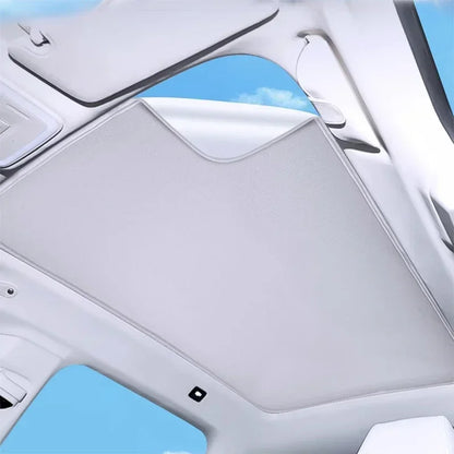 Car Electrostatic Adsorption Sunroof Sunshade For Ford Explorer 2020-2022 2023 Heat Insulation Skylight Sticker Auto Accessories