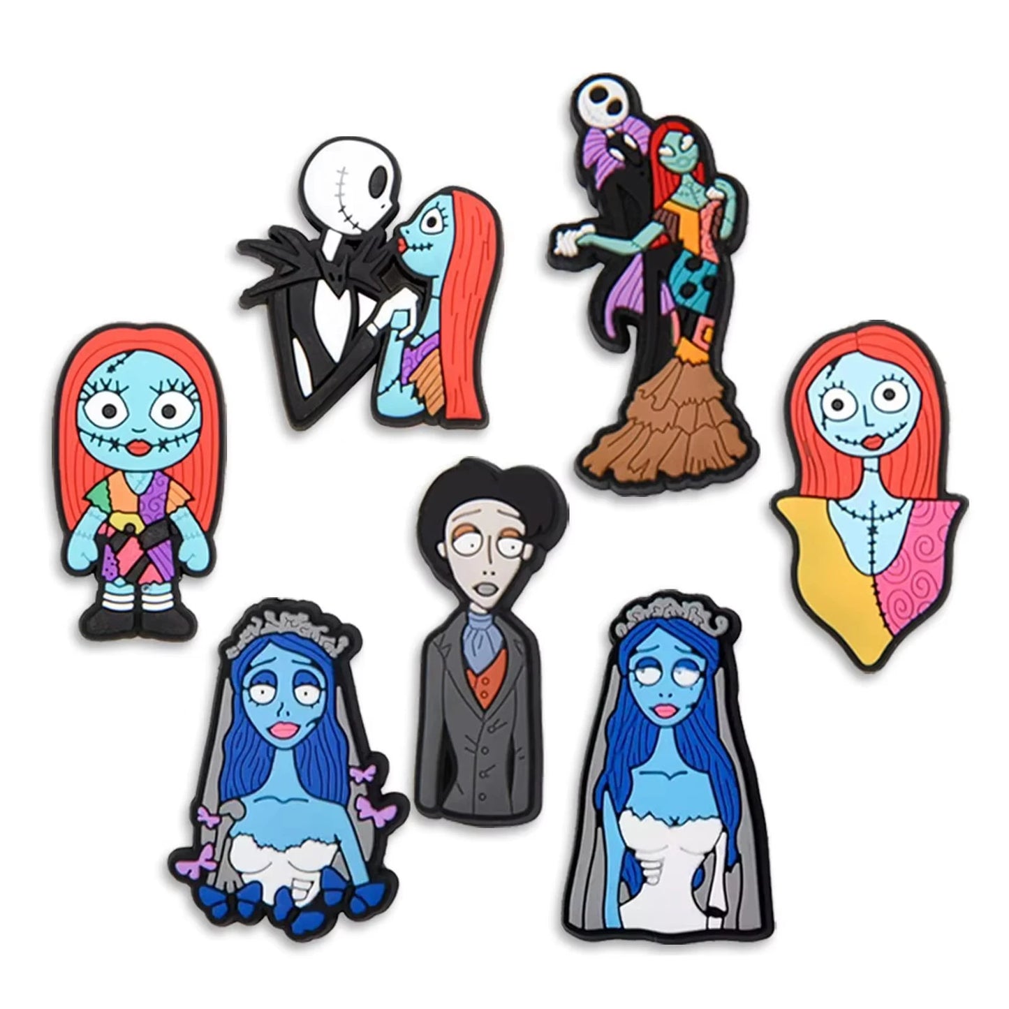 1-100pcs Halloween Ghost Mom PVC Shoes Charm Alligator Charm Accessories Fit Bracelet Wristband Kids Girl Boys love party gifts