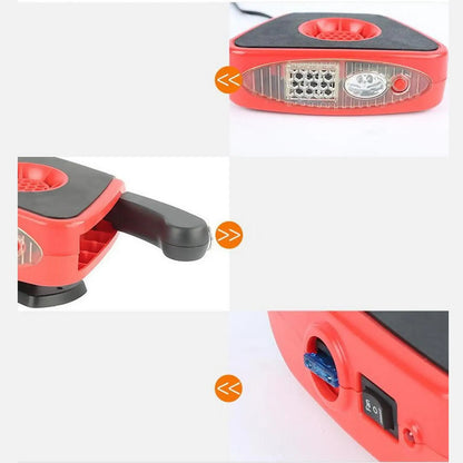 12V Car Heater Fan Windscreen Defogger Window Defroster Plug and Play 360 Degree