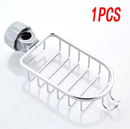 Kitchen Sink Drain Rack Sponge Storage Flexible Faucet Holder Soap Drainer Towel Rack Shelf Organizer Kitchen Accessories