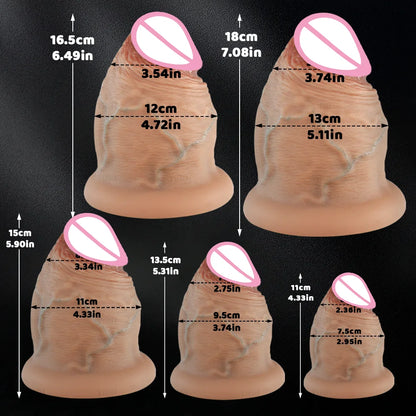 XXL Super Bigger Thick Dildos Realistic Silicone Anal Dildo Expander Thick Penis Butt Plug Adult Sex Toys Masturbation Big Dick