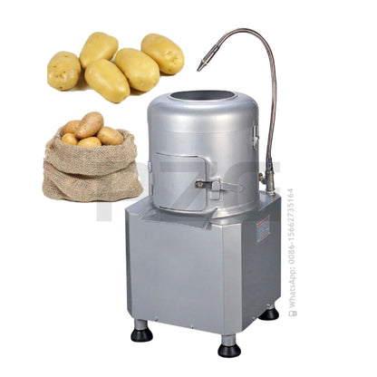 8kg 15kg 30kg Electric Automatic Small Sweet Potato Skin Peeler Cleaning Washing And Potato Peeling Machine For Commercial