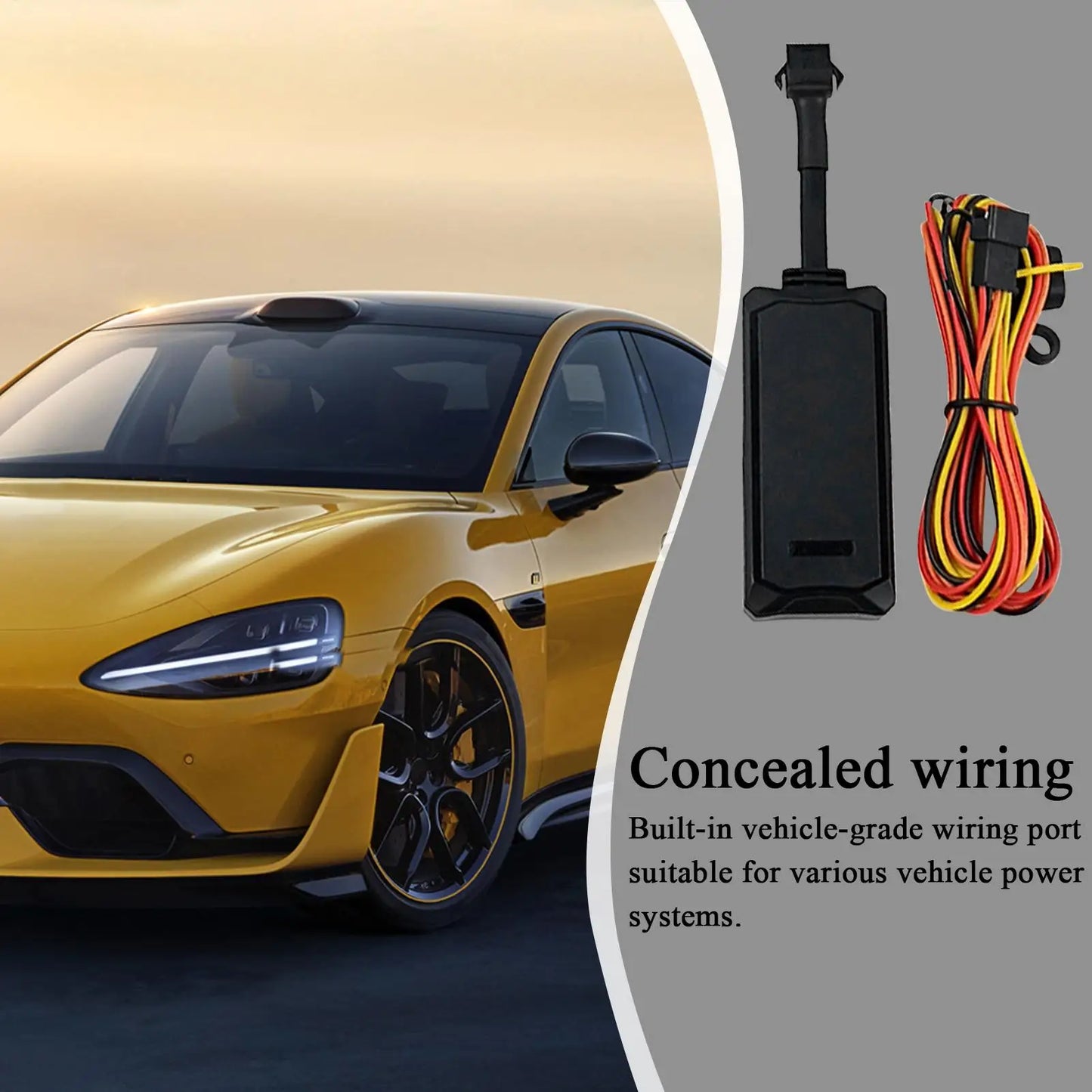 Car Trackers Long Battery Discreet Movement Alert Tracker Device For Vehicles For Theft Prevention Driving Security Trailer RV