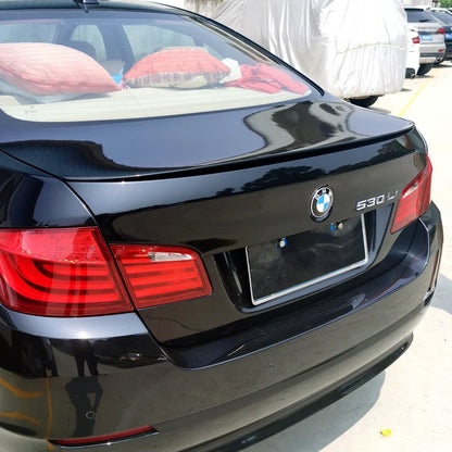M5 Style Trunk Spoiler For BMW 5 Series F10 F11 2011-2017 Glossy Black Carbon Fiber Rear Lip Wing Boot Lid