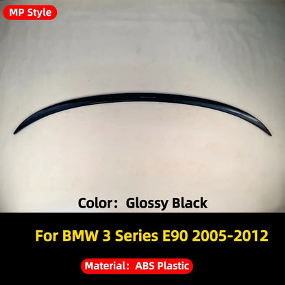 Rear Trunk Splitter Lip Decoration Tuning Accessories Spoiler Wing Tail For BMW  Series E90 E91 3 Series 2005-12 325i 320i 318i