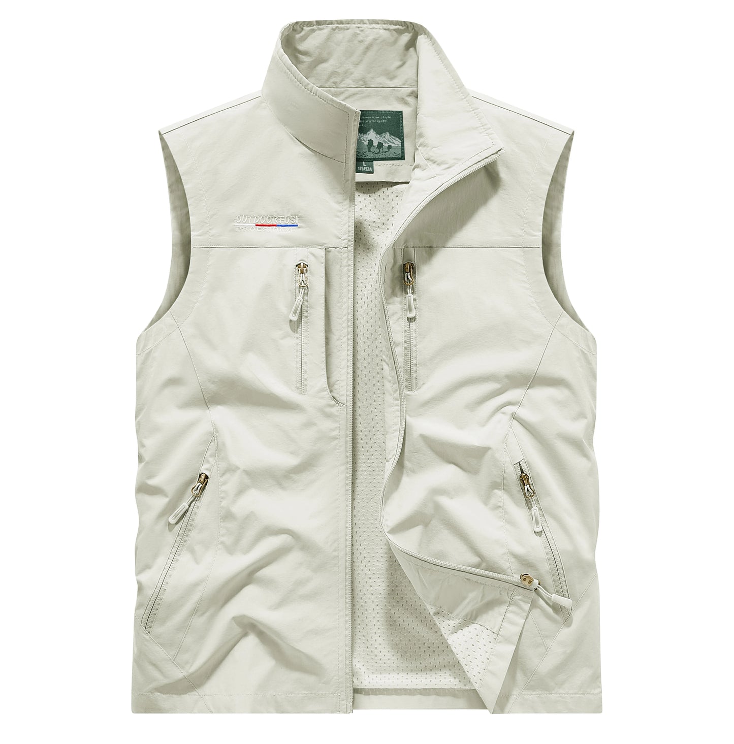 Men's Outdoor Sports Leisure Windproof Cold Proof Warm Vest for Autumn and Winter Comfortable Plush Warm and Fashionable Vest