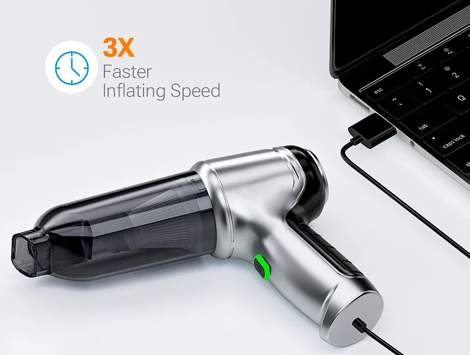 SZUK 638000Pa New Powerful Mini Vacuum Cleaner Handheld Wireless Car Vacuum Cleaner Home Appliance Portable Car Vacuum Cleaner