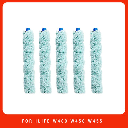 Soft Main Roller Brush for ILIFE Shinebot W400 W450 W455 Floor Washing Robot for Medion MD 18379/18999 Replacement Pats