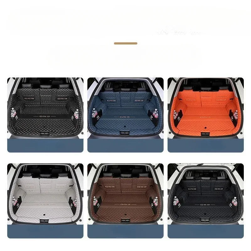 For GAC EMZOOM GS3 2023 2024 Car Boot Mat Rear Trunk Liner Cargo Leather Floor Carpet Tray Protector Accessories Mats