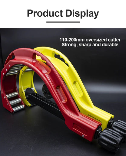 Metal Scissor 14mm-200mm PVC PP PE Bearing Copper Tube Plumbing Cutting Tool Roller Type Stainless Steel Manual Tube Cutter