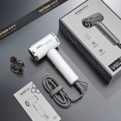 New Mini High Speed Hair Dryer with High Wind Power, Negative Ion Hair Care, Silent 1400W Travel Portable Mini Hair Dryer