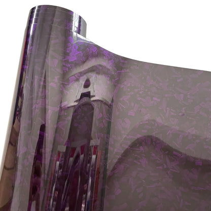 Premium PET Gloss Forged Carbon Fiber Vinyl Wrap Roll Self Adhesive Decal Vehicle Car Wrapping Foil