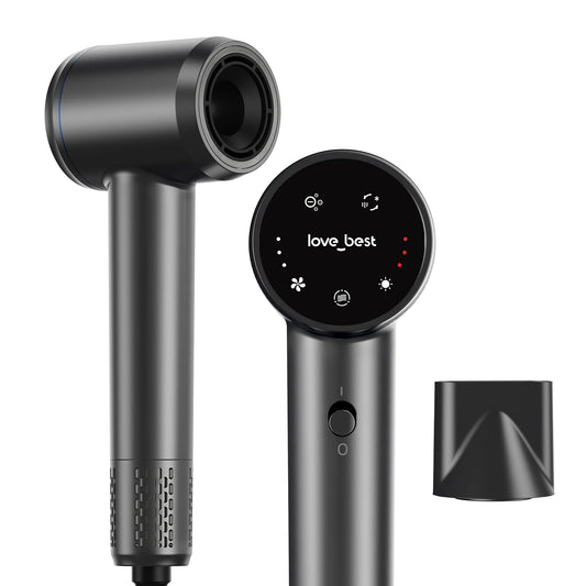 High Speed Hair Dryer 600 Million Negative Ion Hair Care 110000 RPM Fast Drying 220V (with EU Adapter) Wind Speed 64m/s