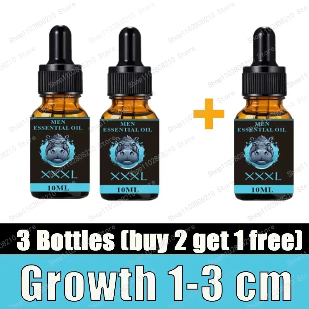 Penis Permanent Thickening, Increase XXL Growth Enlargement Massage Men's Cock Erection Lubricant Plant Extracts Massage Oil