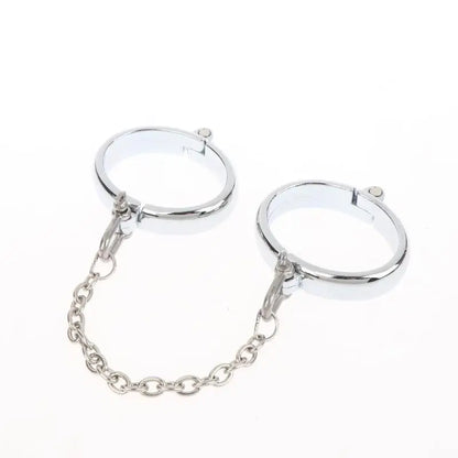 DIY Metal Tool Lock Elliptical Metal Ring Chain Bdsm Home Men's And Women's Slave Restraint Tool Parts Accessories Sex Products