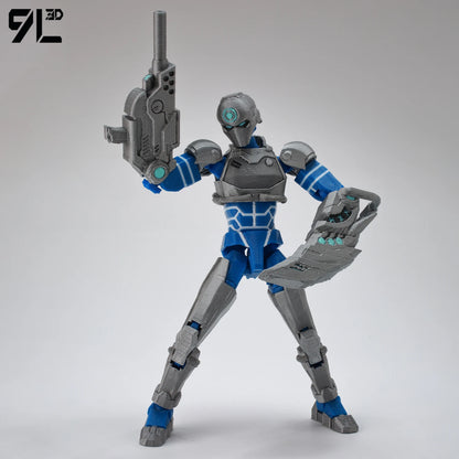 9L3D Printed Invincible Tech Jacket Toys Action Figures Titan13 T13 Dummy 13 Superheroes Multi-Jointed Movable Shapeshift Toys