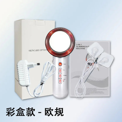 Home Use Ultrasonic Cavitation Body Slimming Massager EMS Infrared Galvanic Machine Fat Reduction Skin Firming Care Tool