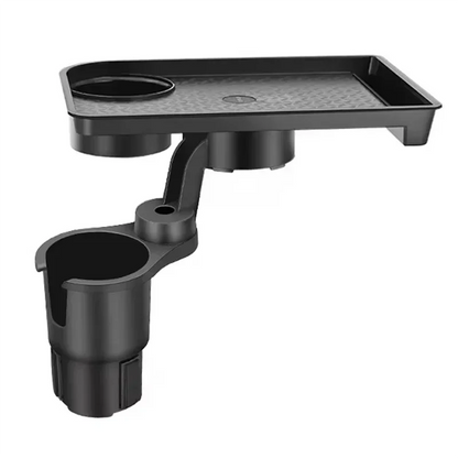 High Quality Universal Car Cup Holder Tray - 360 °   Rotating Adjustable Dual Cup Organizer