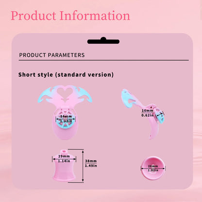 LICKER ABS Ventilate Chastity Cages Penis Bondage Cock Lock With Loyalty Belt BDSM Sex Toys For Men Gay Sissy Erotic Accessories