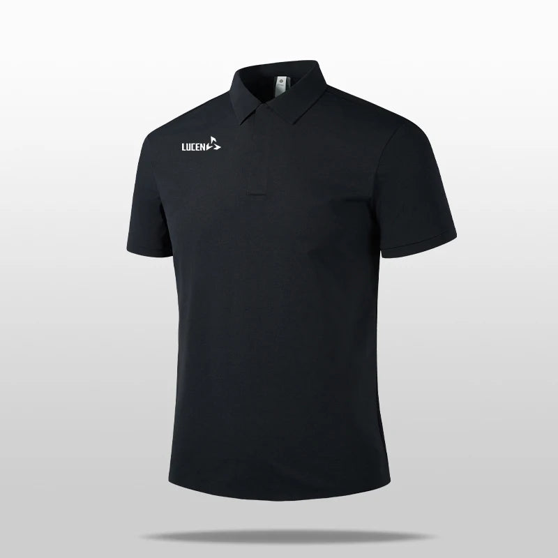 LUCEN Original Base Summer New Design Men's High-Quality Outdoor Sport Polo Shirt Golf Running Fitness Short-Sleeved T-Shirt Top