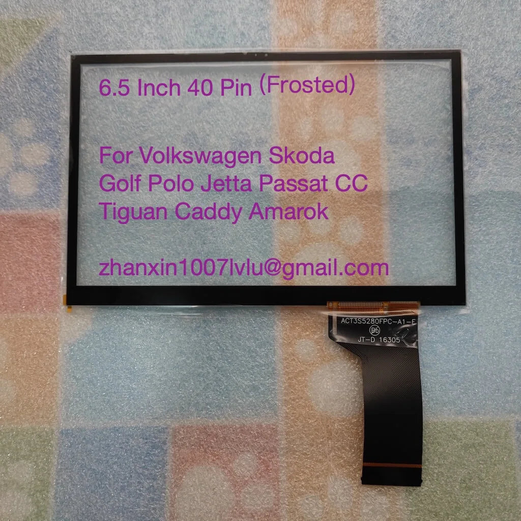 New Touch Screen Glass Digitizer For VW Golf Polo Jetta Passat CC Tiguan Caddy Amarok Car Radio Multimedia Player Navigation