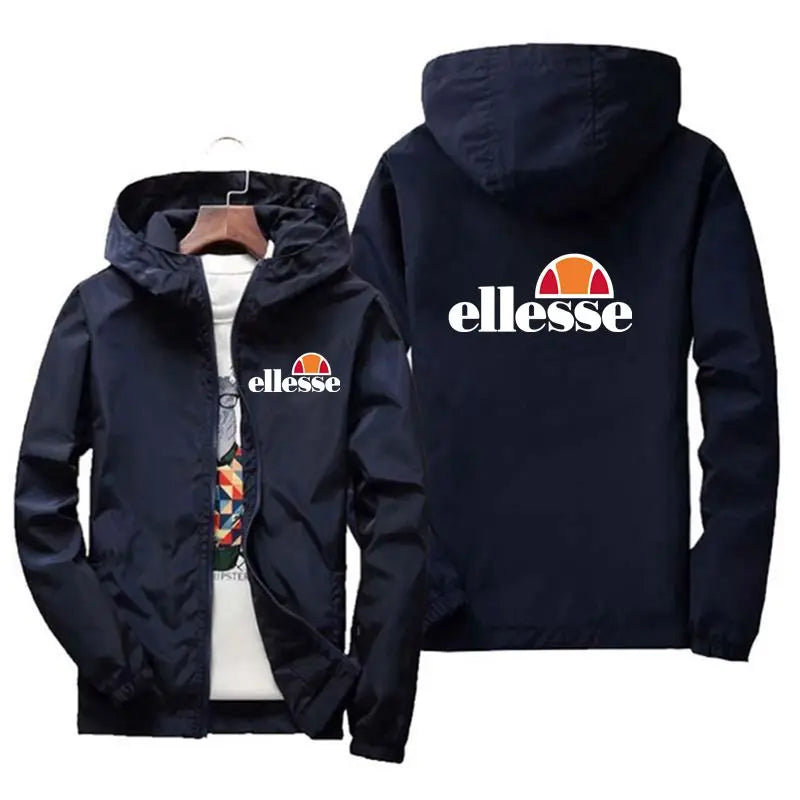 2026 spring and autumn new windbreaker mountaineering raincoat printed letters men's jacket coat
