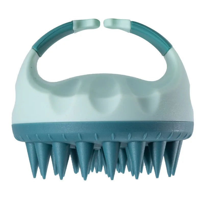Shampoo Head Scalp Massage Brush Silicone Soft Skin Friendly Hair Washing Massager Comb SPA Massage Brush Beauty Hair Tool Salon