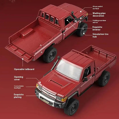 MN82PRO MN82 1/12 RC Car 4WD 2.4G Remote Control Car Simulation Classic All-terrain Off-road LED Light RC Truck Toys As Kid Gift