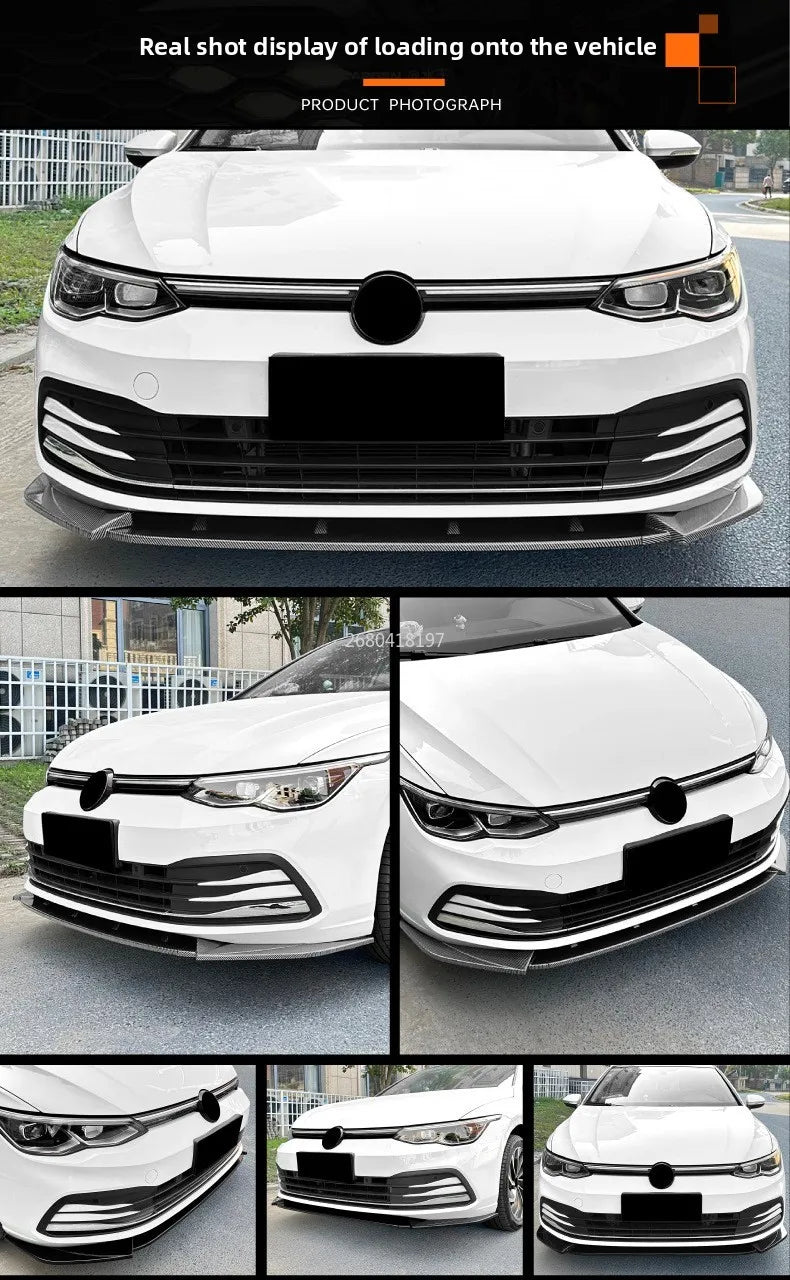 For Volkswagen Golf MK8 2020-2024 Pro Standard Edition Front Lip Spoiler Modification