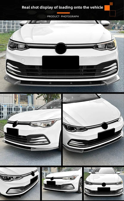 For Volkswagen Golf MK8 2020-2024 Pro Standard Edition Front Lip Spoiler Modification