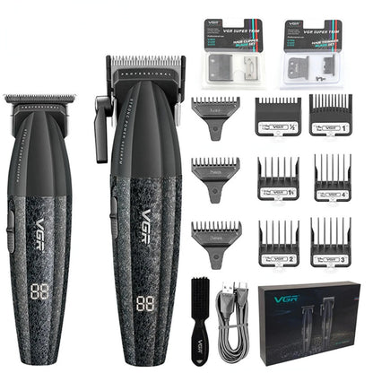 VGR Hair Trimmer Professional Clippers Cordless Hair Clipper Electric Clippers 9000 RPM Adjustable Hair Trimmer for Men V-640 s3