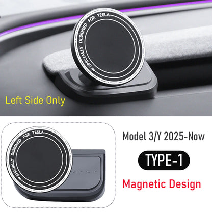 Strong Magnet Magsafe Phone Mount for Tesla Model Y Juniper Model 3 2025 2026 Phone Holder Navigation Bracket Car Accessories