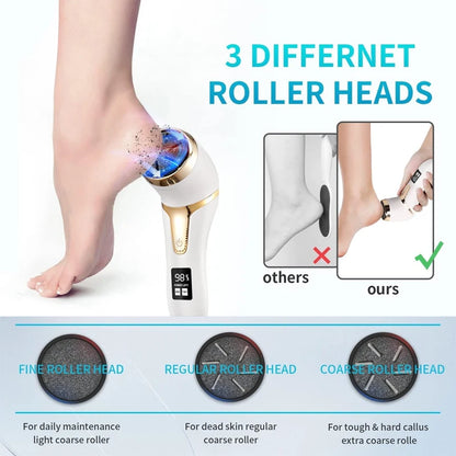 Professional Electric Vacuum Foot Grinder Rechargeable Foot File Exfoliator Callus Remover Pedicure Tools