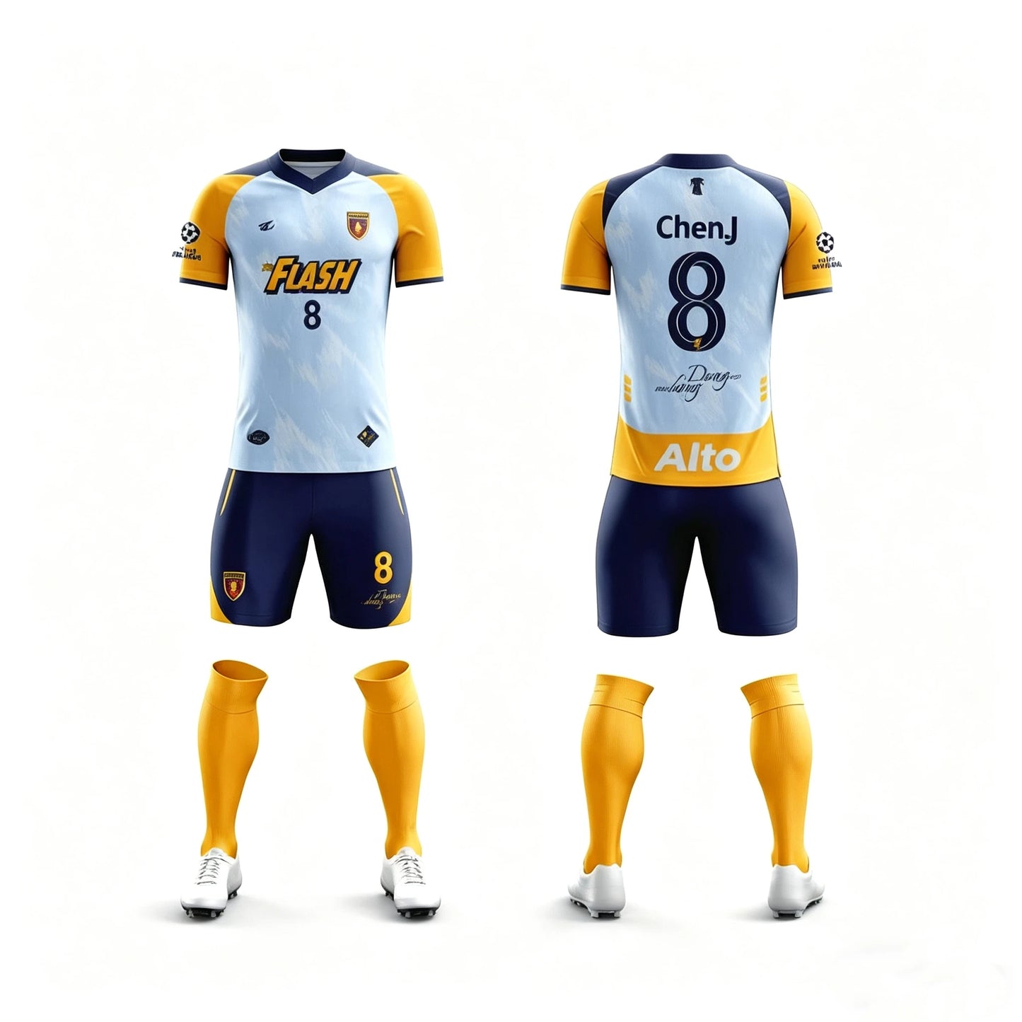 Custom Sublimation Printing Football Jersey Polyester Soccer Uniform Club Team Football Uniform Breathable Soccer Jersey For Men