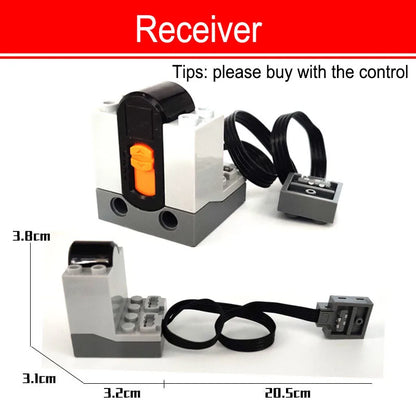Technical Motor Parts Multi Power Functions 8293 8883 Tool Servo Train Motor PF Model Sets Building Blocks Compatible brand