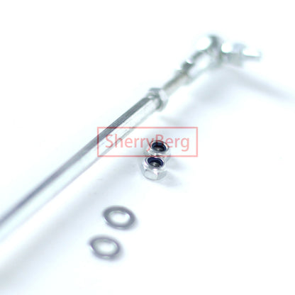 SherryBerg Universal Adjustable Throttle Linkage Rod 8.7" Swivel Ball Joint FOR Weber EMPI Solex Dellorto Carburetor Carb Carby