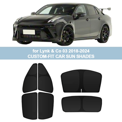 For Lynk & Co 03 2018-2024 Windshield Sun Shade Side Window Shades Cover Sun Visor Shield Privacy Protection Car Accessories