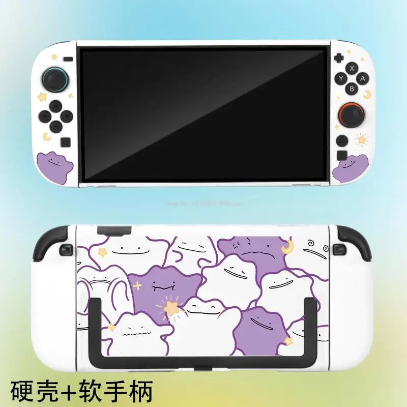Switch 2 Split Protective Case Ditto Pikachu Pattern Cover For Ns2 Game Console Anti Scratch Gaming Accessories birthday gifts