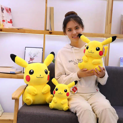 Pokemon Pikachu Plush Toys Pillow Cartoon Japan Anime Elf Plush Doll Soft Stuffed Kawaii Kids Doll Christmas Gift For Children